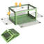 Très grand bac de rangement pliable, 5 côtés, ouvert, ouvert, empilable, avec couvercle-1805913306
