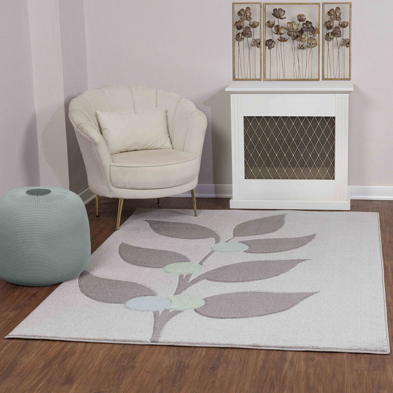 Ahmond Floral Area Rug, Rectangle 160 x 213cm