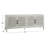 Pentak White Mango Wood Server – Boho Industrial Storage Cabinet