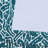 Claren Teal Seascape Swirls Printed Room Darkening Curtains for Living Room - Bedroom Single Panel-1399302825-1353245773