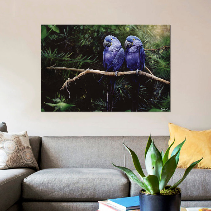 «Twins», impression sur toile, H 8 po x l 12 po x P 0,75 po, Toile tendue, Pas de tapis