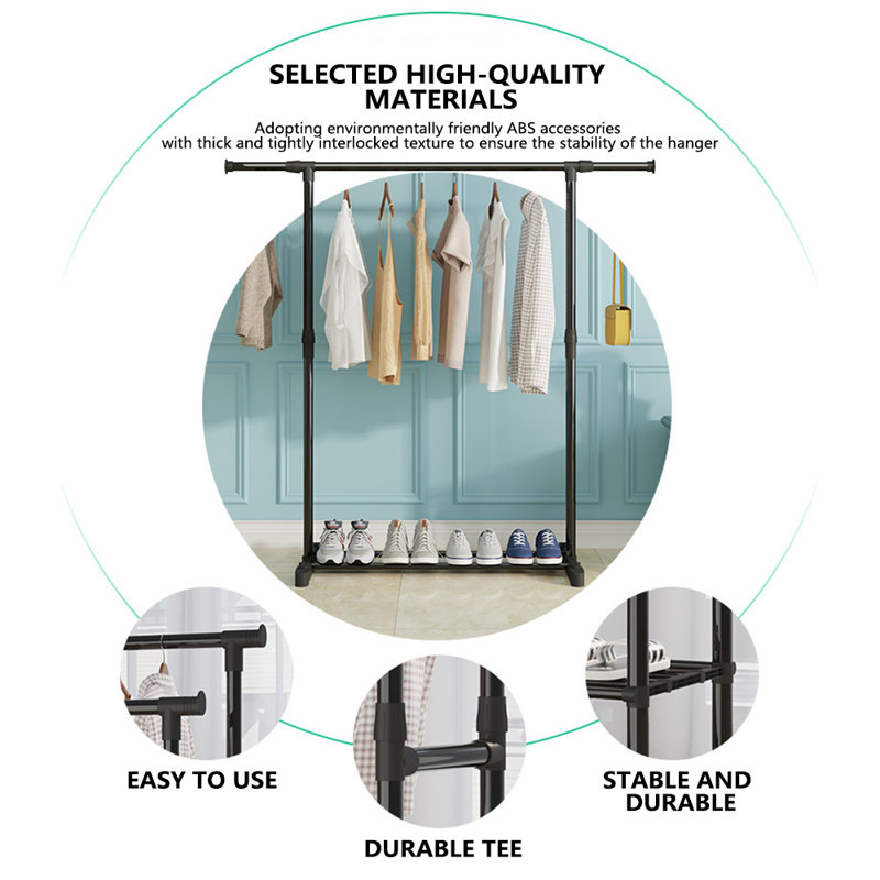 Support à vêtements robuste pour vêtements