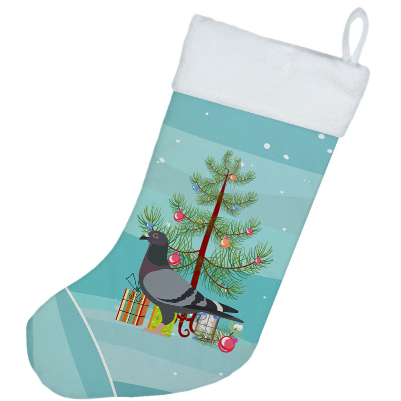 Chaussette de noël course pigeon
