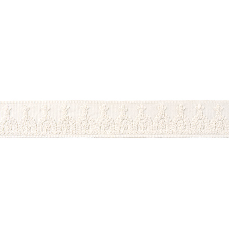 Noelia Cotton Blend Fabric, White