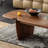 Retro design simple solid wood coffee table