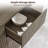 54.7'' W Modern 2-Door And 3-Drawer Fluted Sideboard With Adjustable Shelves-14616920-25929584