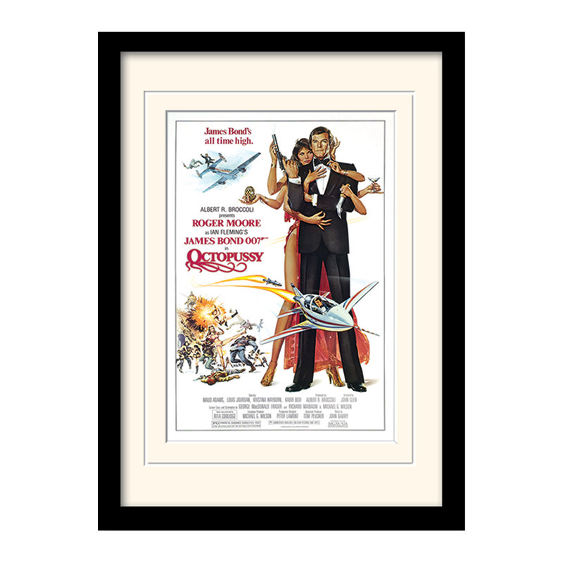 Octopussy One Sheet by James Bond - Single Picture Frame Print