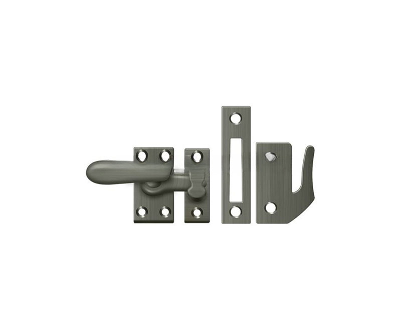 Hardware, 2" H x 1.9 W x 2" D, Antique Nickel