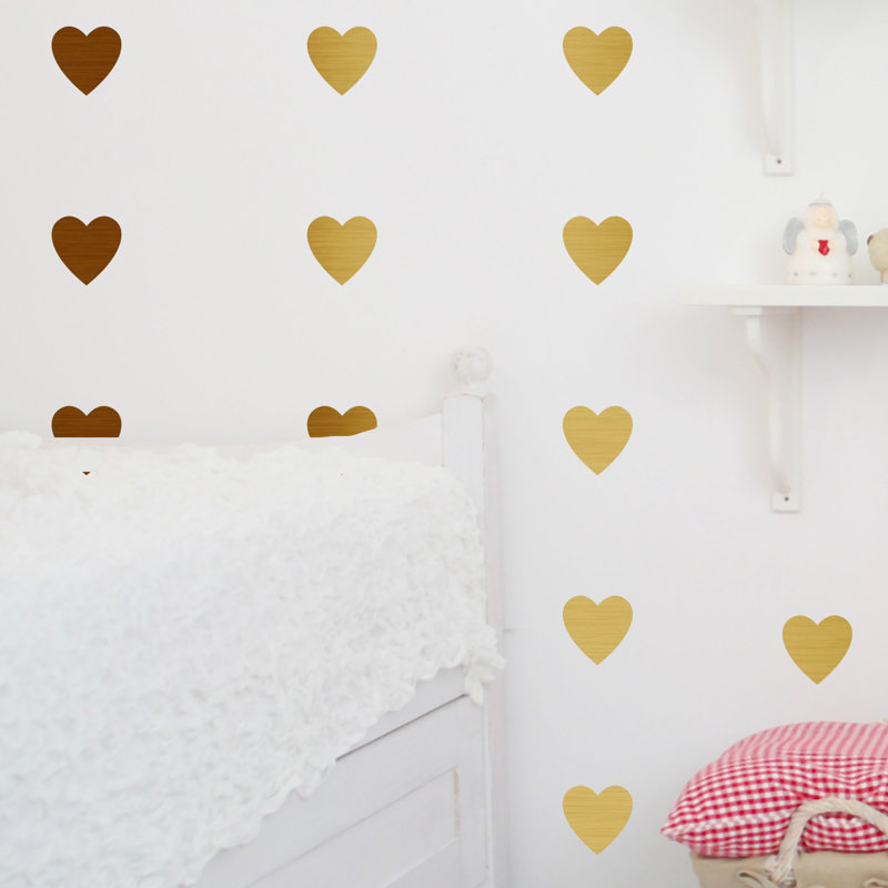 Abstract Wall Decal, Gold