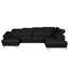 Natron Leather Corner U-form Sofa with Sleeping Function and Storage -1386685651-1386685648