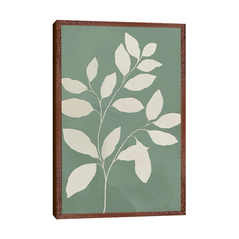 Perfect Simplicity I by Isabelle Z - Print on Canvas, 101.6 cm H x 66.04 cm W, Classic Brown Wood Framed
