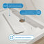 Ensemble de porte de douche à pivot pivotant sans cadre avec base OVE Decors Pasadena, 2025-110692781-117333918