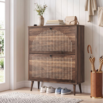 Armoire de rangement pour chaussures 16 paires