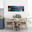 Sydney Harbour Bridge with the Sydney Opera House in the background Sydney Harbor Sydney New South Wales Australia 1 Piece Wrapped Canvas Panoramic Wall Art-394935830