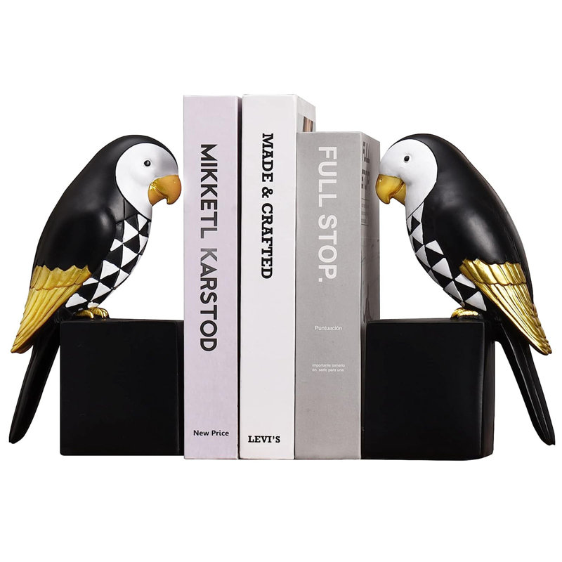 Contemporary Resin Non-Skid Bookends