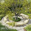 Banc d'extérieur semi-circulaire rond, banc de jardin en bois