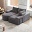Canapé modulaire en chenille 2 pièces-1399632244