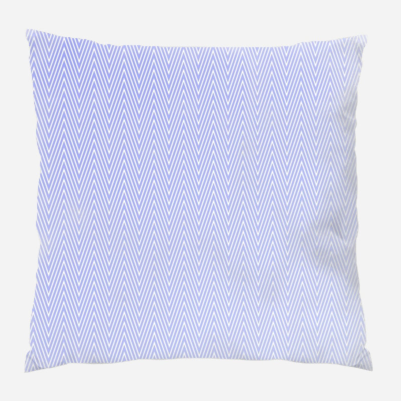 Coussin en zigzag, Intérieur