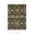 3' X 5' Black Gold And Copper Floral Washable Indoor Outdoor Area Rug