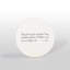 Medium Round Plate With Quote