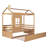 Ault Twin Size House Bed Wood Bed With Twin Size Trundle-1799703961