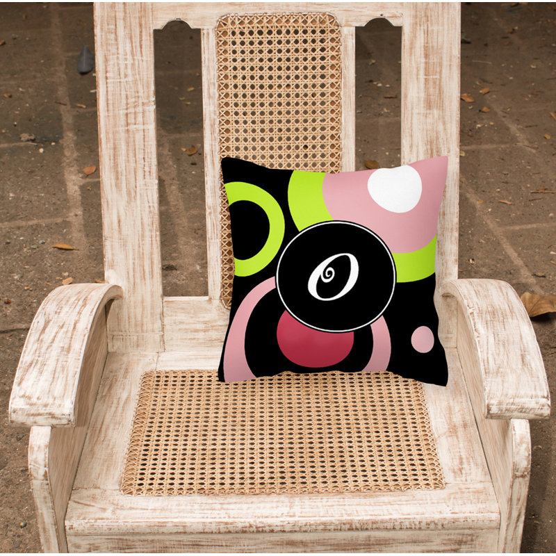  Coussin décoratif lettre 14 "Monogram" Lettre X - Retro, O