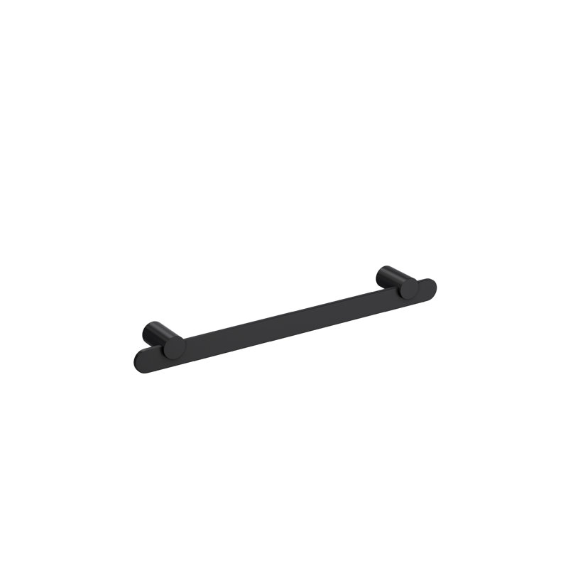 Eclissi Towel Bar, Matte Black, 1.62" H x 17.72" L x 2.16" D