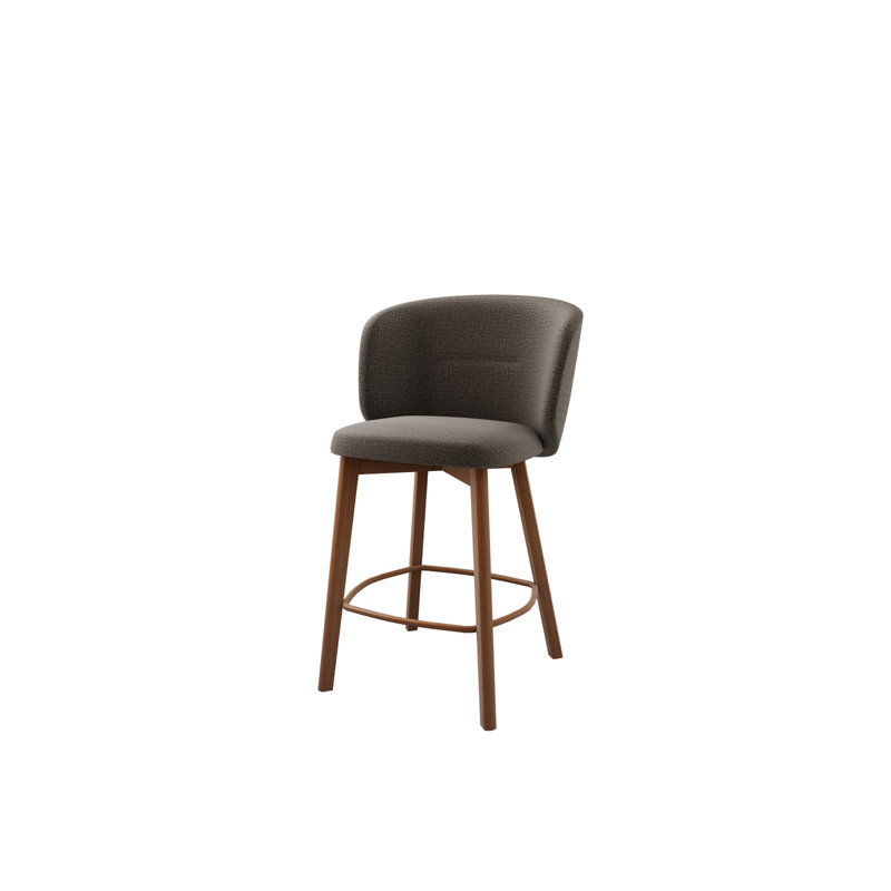 Sweel Stools, Gray, Canaletto Walnut
