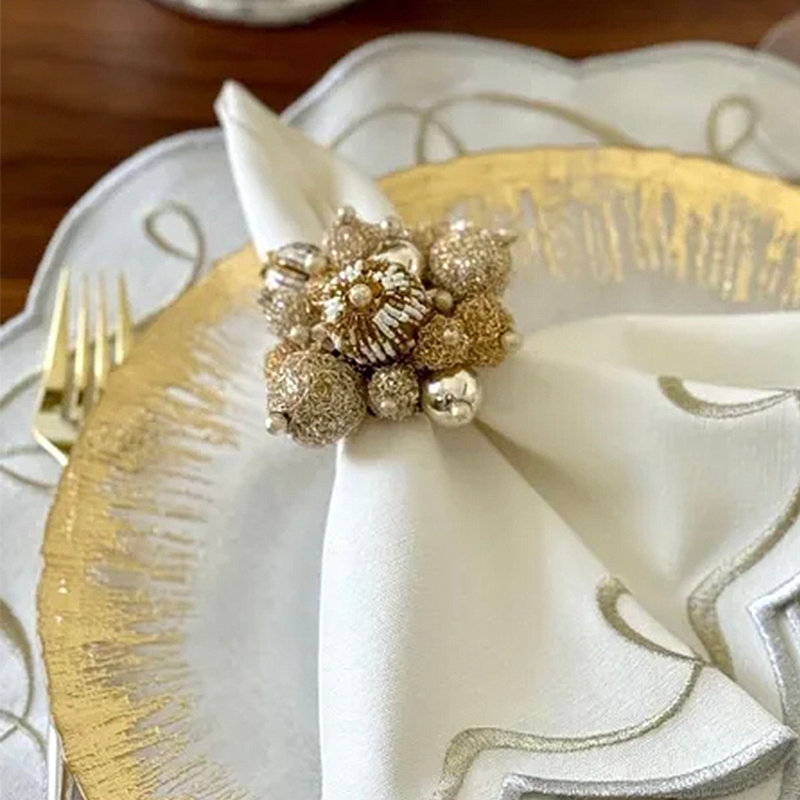 Gala Napkin Ring, Gold