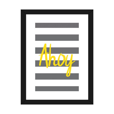" Yellow Ahoy Nordic Design "