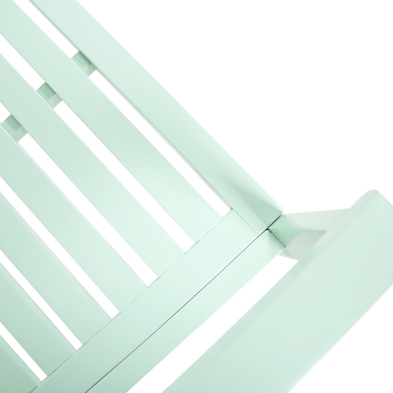 Banc d'intérieur/extérieur en bois menthe pour un look élégant, rendant l'extérieur plus attrayant