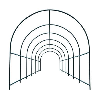 19.6'x 7' x 7.2'Steel Garden Arch Metal Garden Arch Climbing Plants Arch Arbor