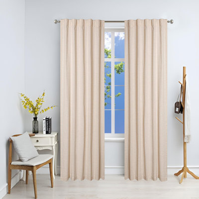 Rideaux en lin et coton