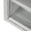 Grey Glass Display Cabinet With 2 Doors And Adjustable Shelves - Displays Various Collectibles 2-Door Case Shelves, Miniature Figures
