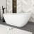67" White Acrylic Freestanding Bathtub