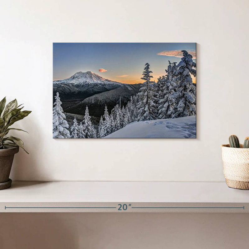 Alvord Mount Rainier Sunrise, H 8 po x l 12 po