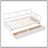 Twin Size Daybed With Two Drawers, Solid Pine Wood Frame For Durability And Versatile Use In Bedrooms And Living Rooms-713273393