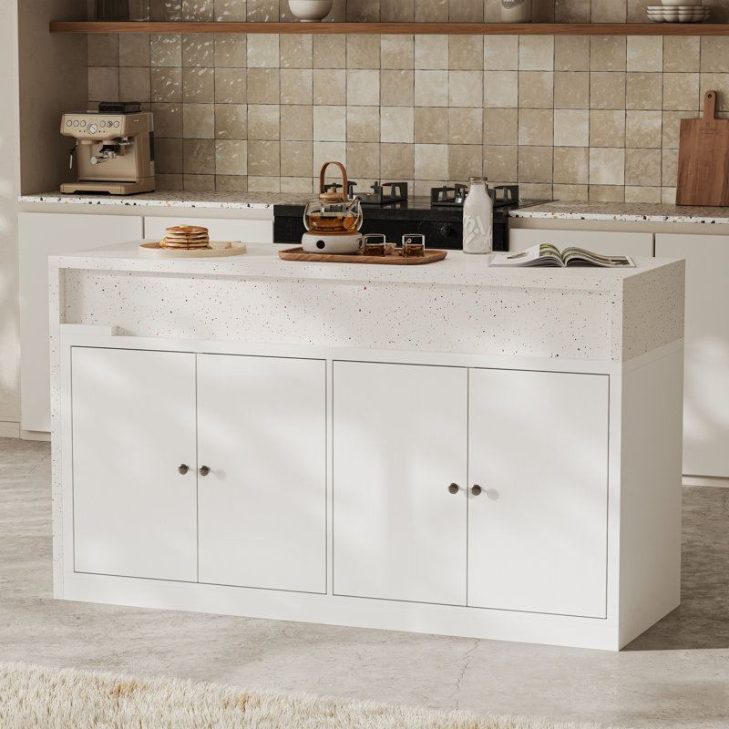 60.4'' W Extendable Kitchen Island
