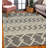 Modern Kilim Black Handmade Wool Area Rug-1585698384