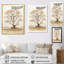 Baobab, arbre beige, minimalisme I - arbre, baobab, estampes-97171325-97171326
