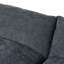 Canapé modulaire gris foncé de 115,5 po avec revêtement en polyester durable, coussins moelleux, compartiments de rangement dissimulés et conception polyvalente pour le salon, le salon ou le bureau