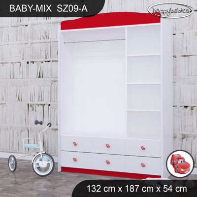 Baby 3 Door Wardrobe