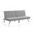 Grey Futon Couch Bed, Ergonomic With Wood Frame, Stainless Leg, 33.65In Wide Bed And Components, Multifunctional Application Instance, User-, Easy To Put Together, Stable & Dependable Design-143224439