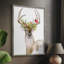 «Holiday Deer I», reproduction encadrée - bois massif-759110519
