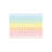 Gradient Heart Pattern Bath Mat，16 X 24