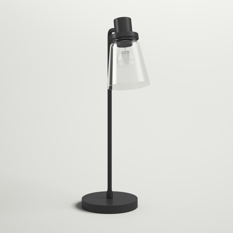 Granville Metal Arched Lamp, Blackened Bronze