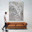 «Simple Scratch On Canvas» par Daleno, reproduction d'art
