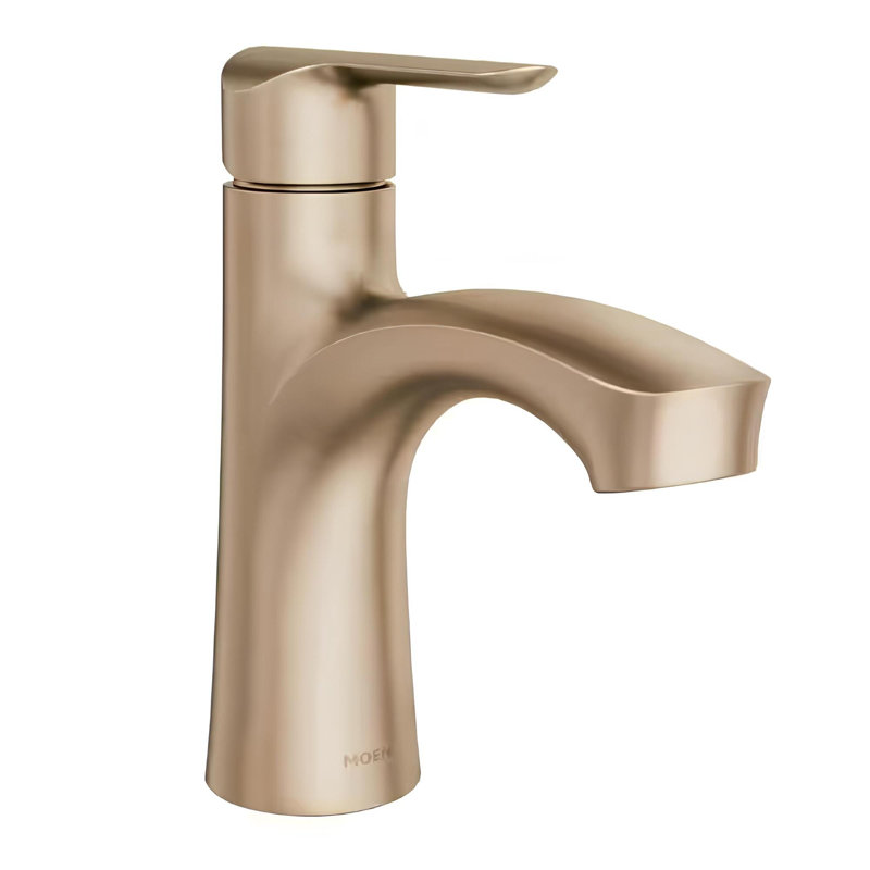 Robinet pour salle de bain à poignée simple Findlay, Doré