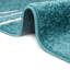 Tapis géométrique tissé à la machine en polypropylène turquoise-1695407502