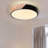 Ceiling Light Dimmable Modern Minimalist LED Round Shaped Metal Flush Mount Ceiling Light With Remote Control-100023124-100023123